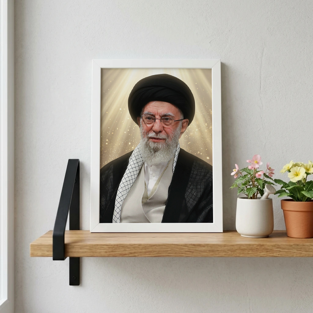 تابلو قاب عکس شهید آیت‌الله خامنه‌ای