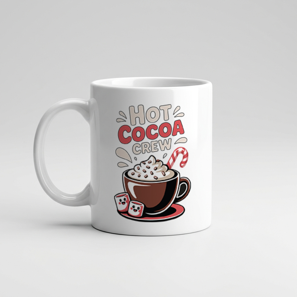 ماگ سرامیکی طرح Hot Cocoa Crew