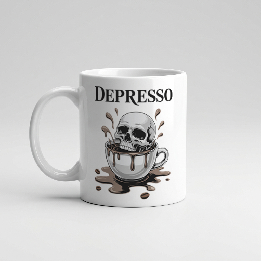 ماگ سرامیکی طرح Depresso